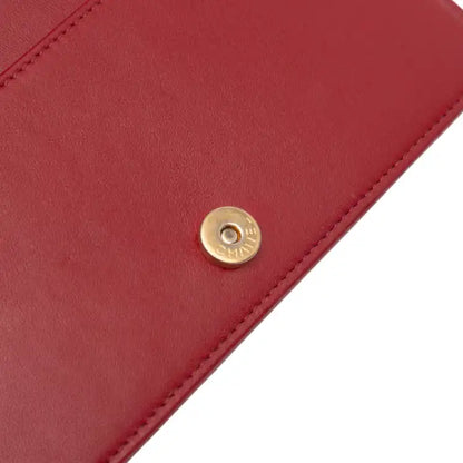 Chanel CC Quilted Velvet Wallet on Chain