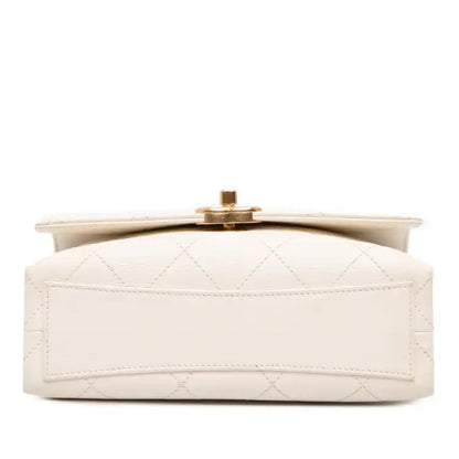 Chanel Mini Quilted Caviar Bracelet On Chain Flap