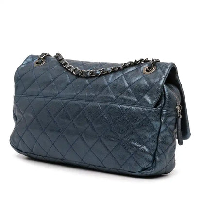 Chanel Jumbo Quilted Iridescent Caviar Easy Flap