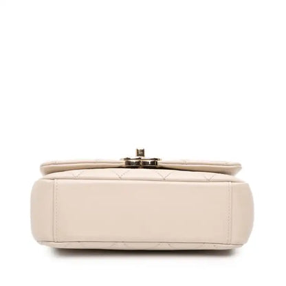 Chanel Medium Lambskin Twist Chain Enamel CC Flap