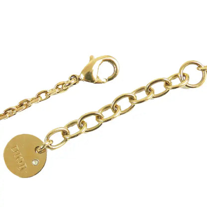 Dior Gold Plated Resin Pearl Petit CD Bracelet
