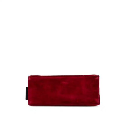 Ferragamo Suede Vara Bow Satchel
