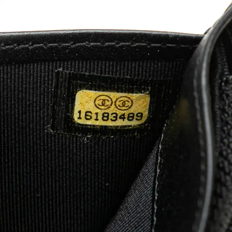 Chanel CC Quilted Patent L Yen Bifold Wallet