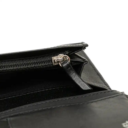 Chanel CC Quilted Patent L Yen Bifold Wallet
