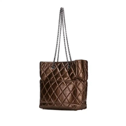 Chanel Reissue 2.55 Quilted Metallic Aged Calfskin Tote