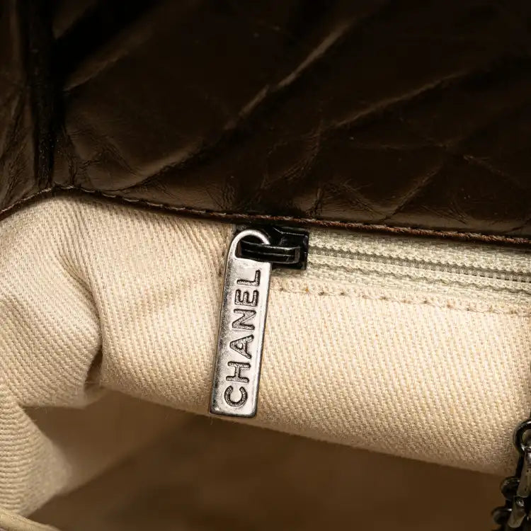 Chanel Reissue 2.55 Quilted Metallic Aged Calfskin Tote