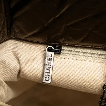 Chanel Reissue 2.55 Quilted Metallic Aged Calfskin Tote