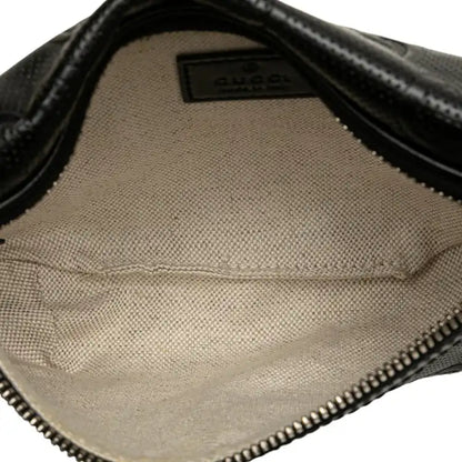 Gucci GG Embossed Perforated Leather Belt Bag