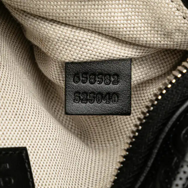 Gucci GG Embossed Perforated Leather Belt Bag