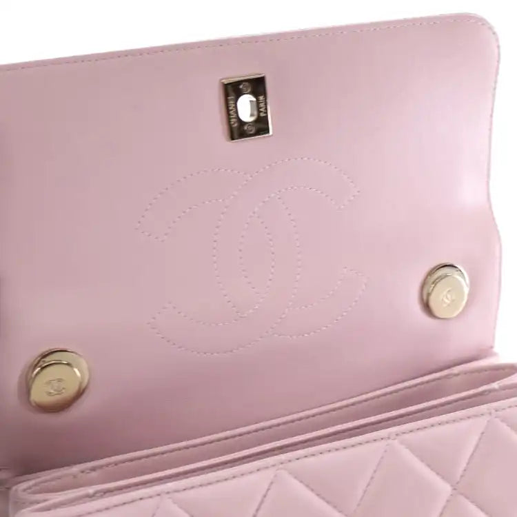 Chanel Small Lambskin Trendy CC Top Handle Bag