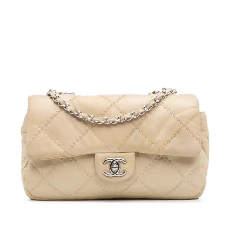 Chanel CC Quilted Calfskin Ultimate Stitch Flap
