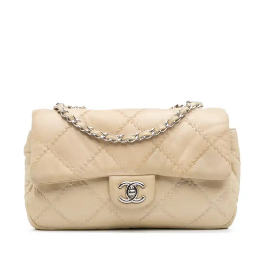 Chanel CC Quilted Calfskin Ultimate Stitch Flap