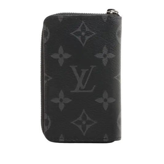 Louis Vuitton Monogram Eclipse Vertical Zippy Coin Purse