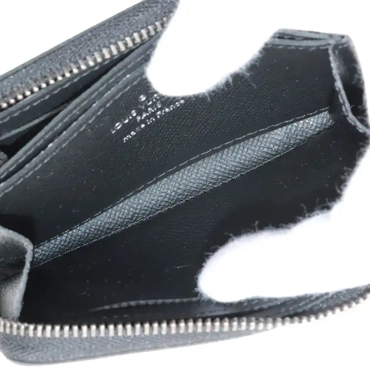 Louis Vuitton Monogram Eclipse Vertical Zippy Coin Purse