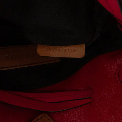 Burberry Small Mega Check Canvas and Suede Fringe Belgrove Bucket Bag