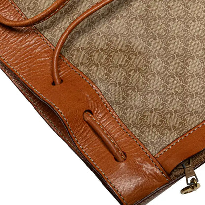 Celine Macadam Coated Canvas Drawstring Bucket Bag