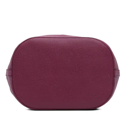 Gucci Pebbled Calfskin Miss Bamboo Bucket Bag