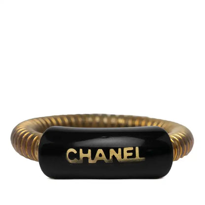 Chanel Gold Plated Logo Ring