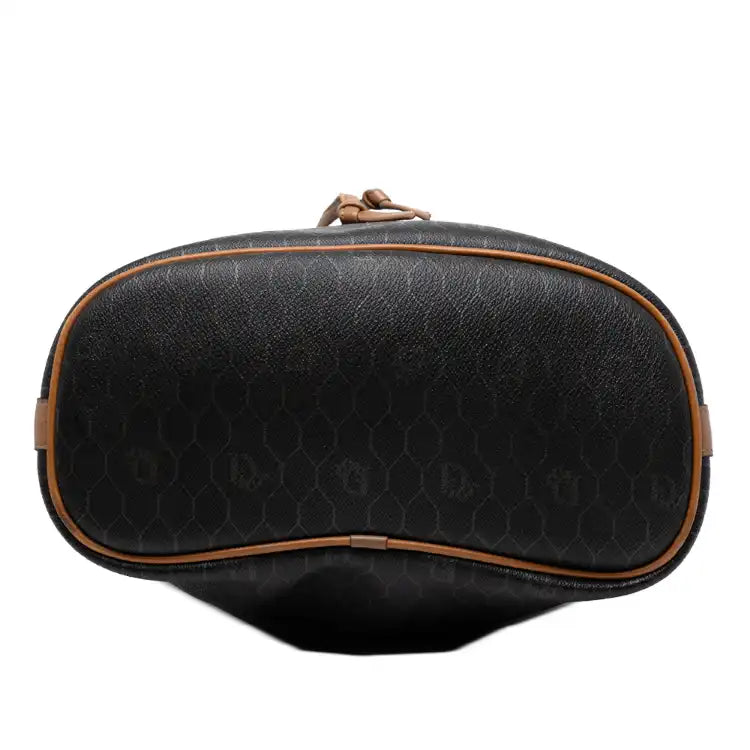 Dior Honeycomb Coated Canvas Drawstring Bucket Bag