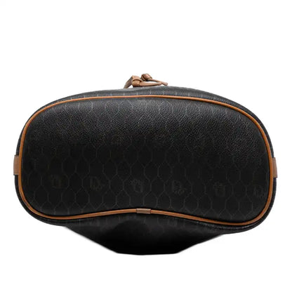 Dior Honeycomb Coated Canvas Drawstring Bucket Bag