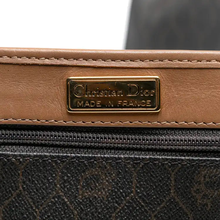 Dior Honeycomb Coated Canvas Drawstring Bucket Bag