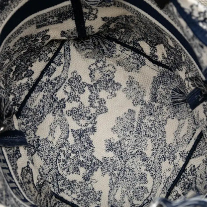 Dior Canvas Embroidered Toile De Jouy D Bubble Bucket Bag