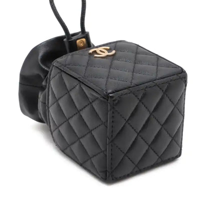 Chanel Mini Quilted Calfskin Drawstring Bucket Bag