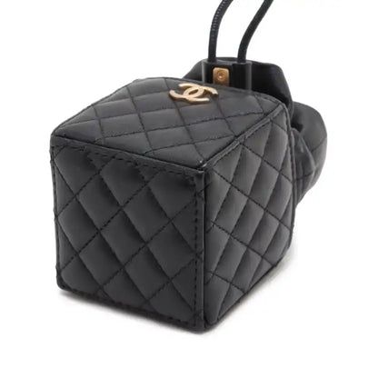 Chanel Mini Quilted Calfskin Drawstring Bucket Bag