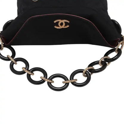 Chanel Paris Hamburg Quilted Wool Coco Sailor Charms Bucket Bag