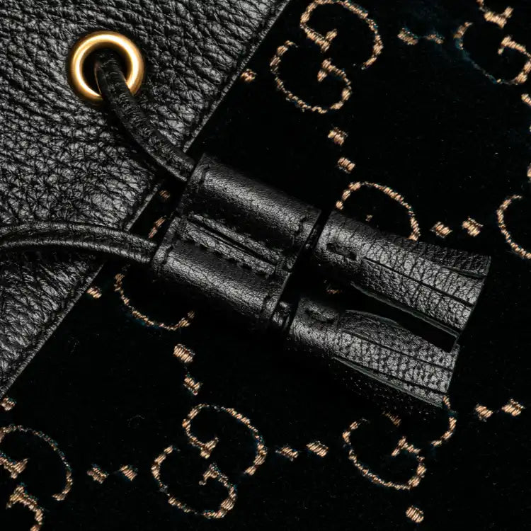 Gucci GG Velvet Web Bucket