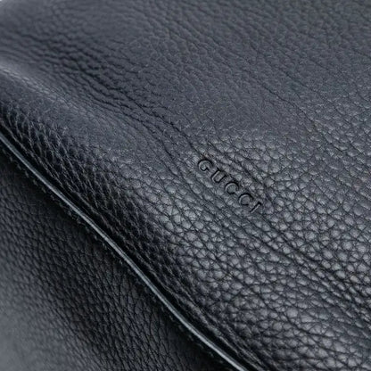 Gucci Pebbled Calfskin Miss Bamboo Tassel Bucket Bag