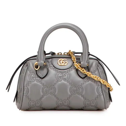 Gucci Mini GG Matelasse Leather Marmont Satchel