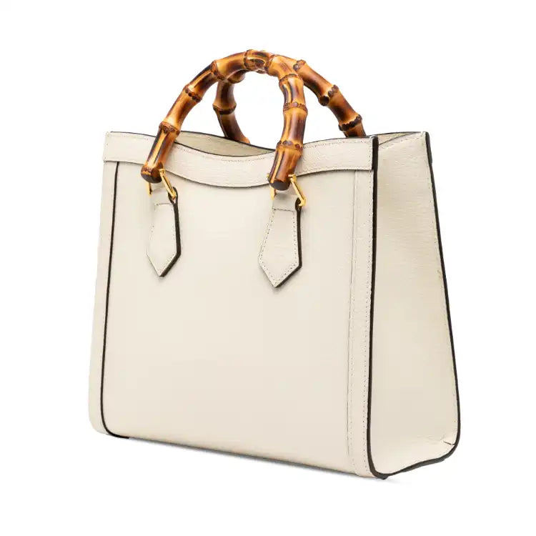 Gucci Medium Leather Bamboo Diana Satchel