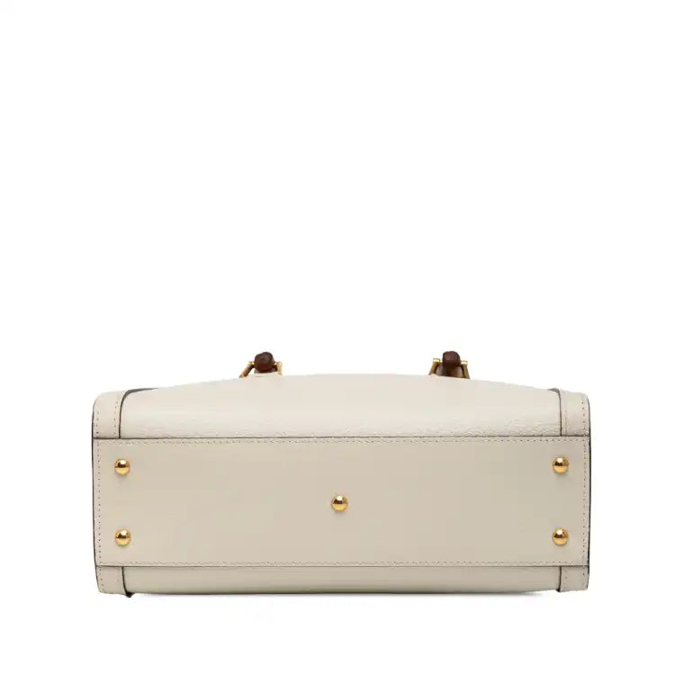 Gucci Medium Leather Bamboo Diana Satchel