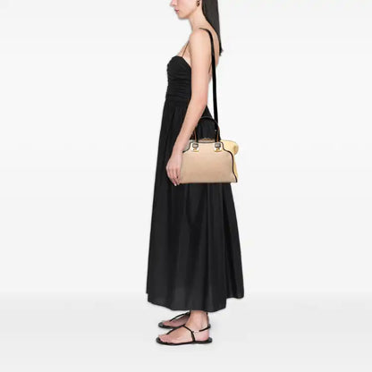 Fendi Small Canvas Colorblock Chameleon Satchel