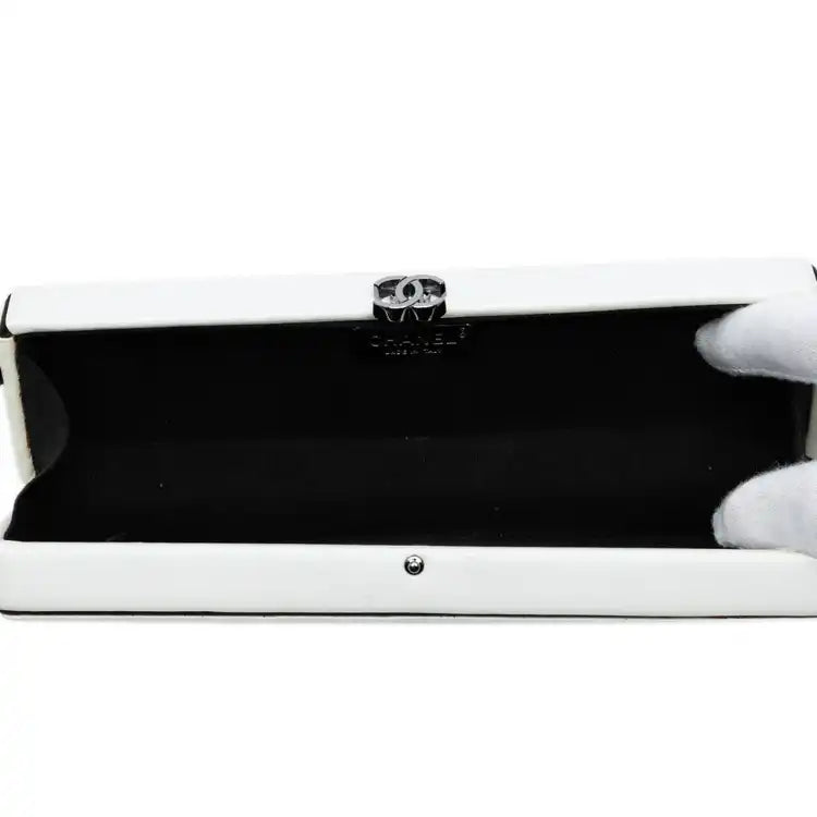 Chanel CC Lambskin Box Clutch