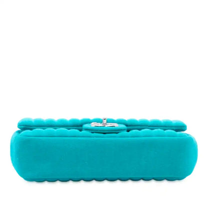 Chanel Mini Vertical Quilted Jersey Single Flap