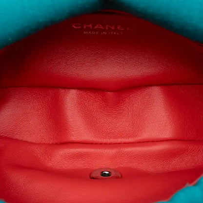 Chanel Mini Vertical Quilted Jersey Single Flap