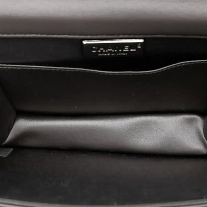 Chanel Small Lambskin Chocolate Bar CC Piercing Studded Chain Flap