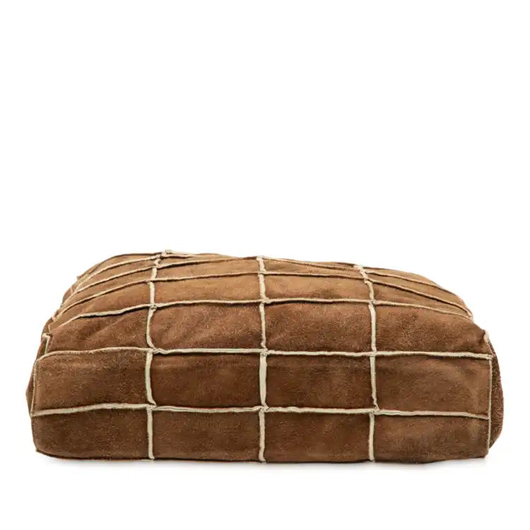 Chanel Suede Patchwork Shopper Tote