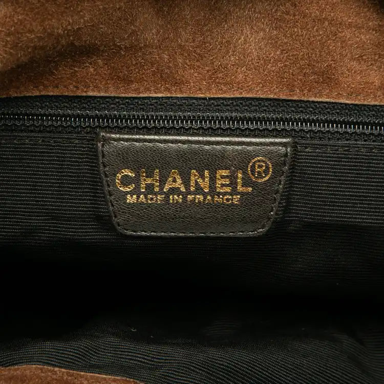 Chanel Suede Patchwork Shopper Tote