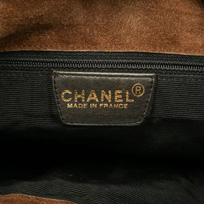 Chanel Suede Patchwork Shopper Tote