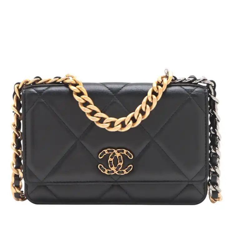 Chanel Quilted Lambskin 19 Wallet on Chain