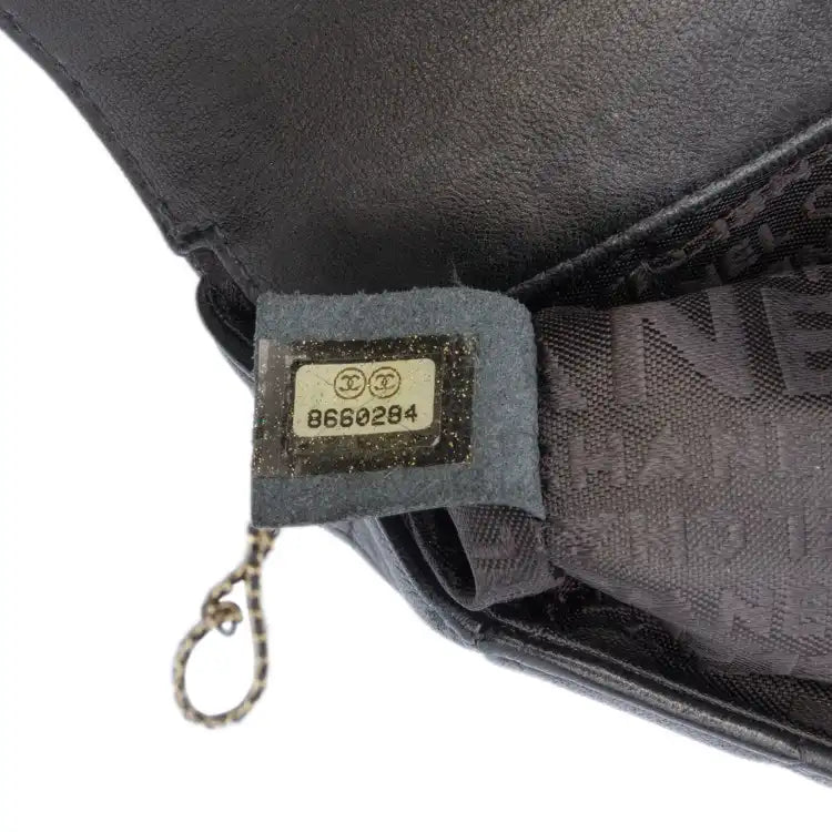 Chanel Mini Lambskin Chocolate Bar Camellia Flap