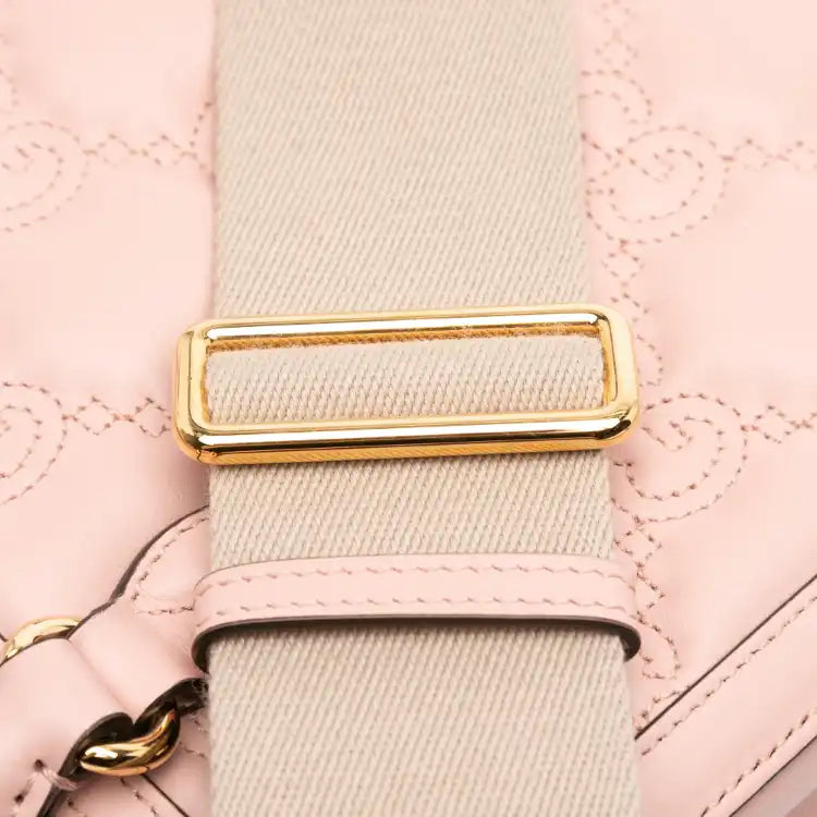 Gucci Mini GG Matelasse Leather Top Handle Bag