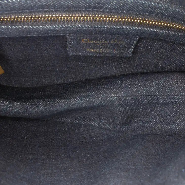 Dior Denim Tie Dye Saddle Bag