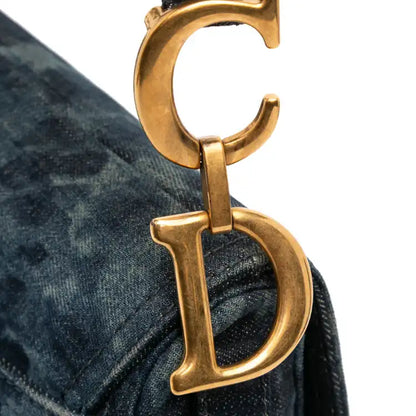 Dior Denim Tie Dye Saddle Bag