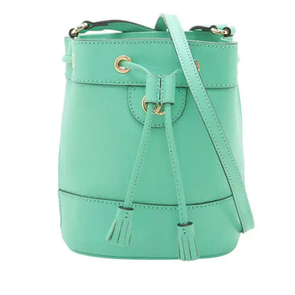 Gucci Mini Leather Ophidia Bucket Bag