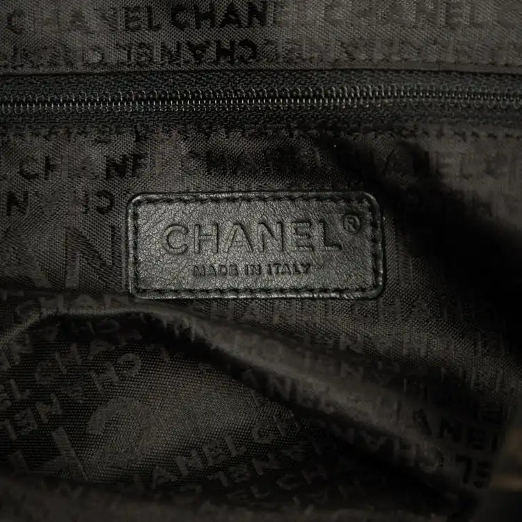 Chanel CC Suede Camellia Hobo