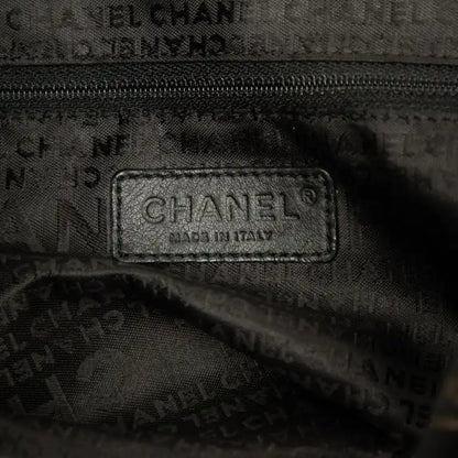 Chanel CC Suede Camellia Hobo